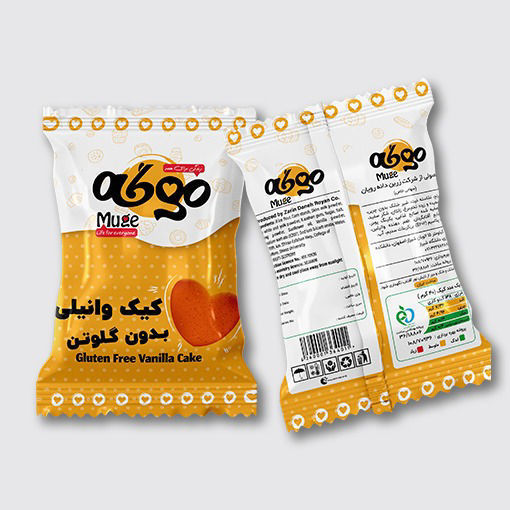 تصویر  کیک وانیلی بدون گلوتن